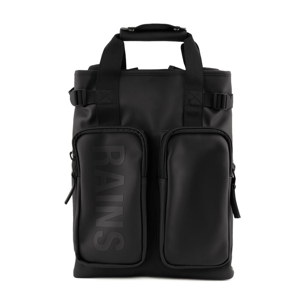 Rains Texel Backpack — Black, view 2