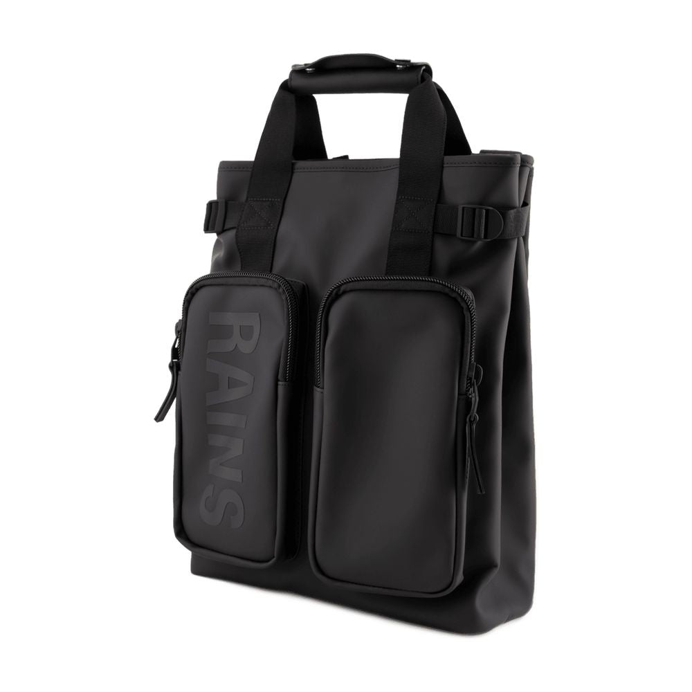 Rains Texel Backpack — Black, view 3