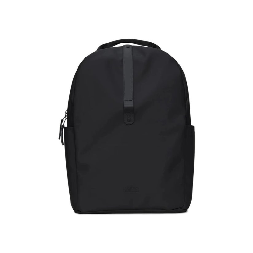 Rains Matte Polyester Backpack — Black by Rains