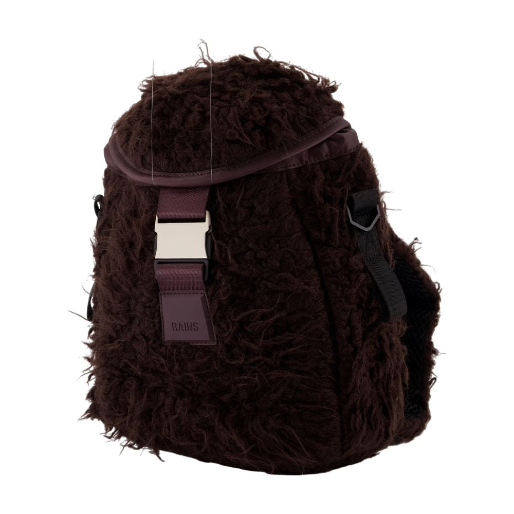 Rains Valera Vision Backpack — Burgundy, view 3