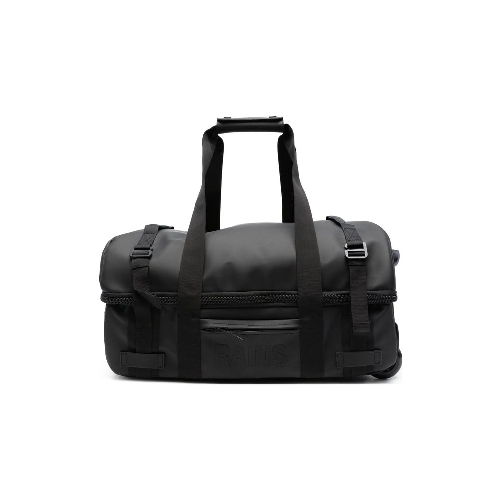Rains Logo-Embossed Belt Bag — Black by Rains