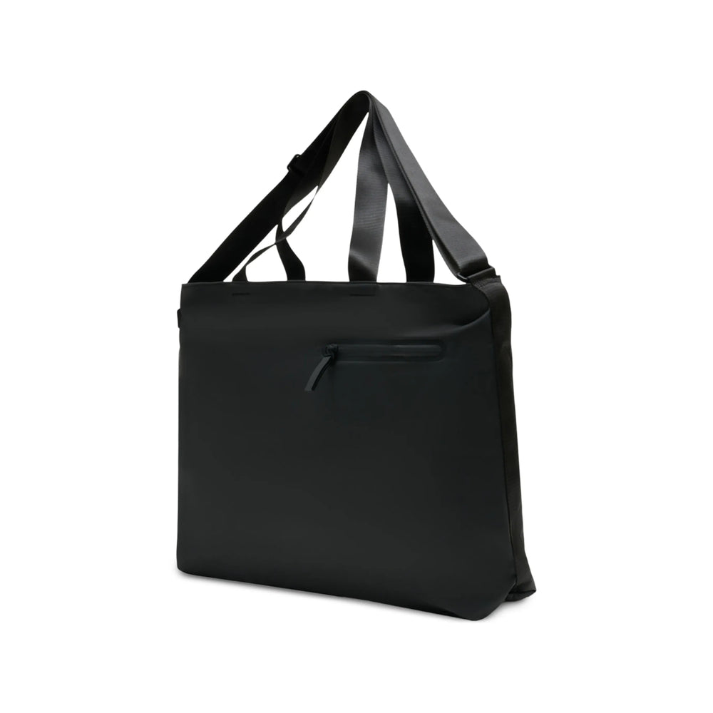 Rains Waterproof Technical Fabric Belt Bag — Black, view 2