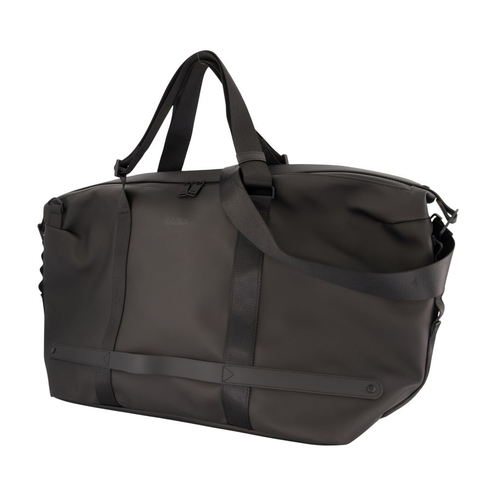 Rains W3 OTG Duffle Bag — Black, view 2
