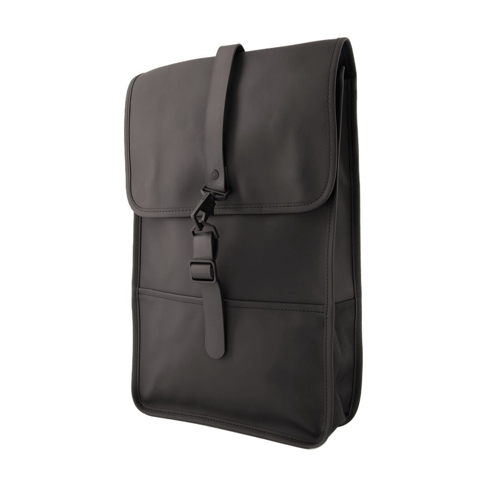 Rains Water-Resistant Synthetic Mini Backpack — Black, view 3