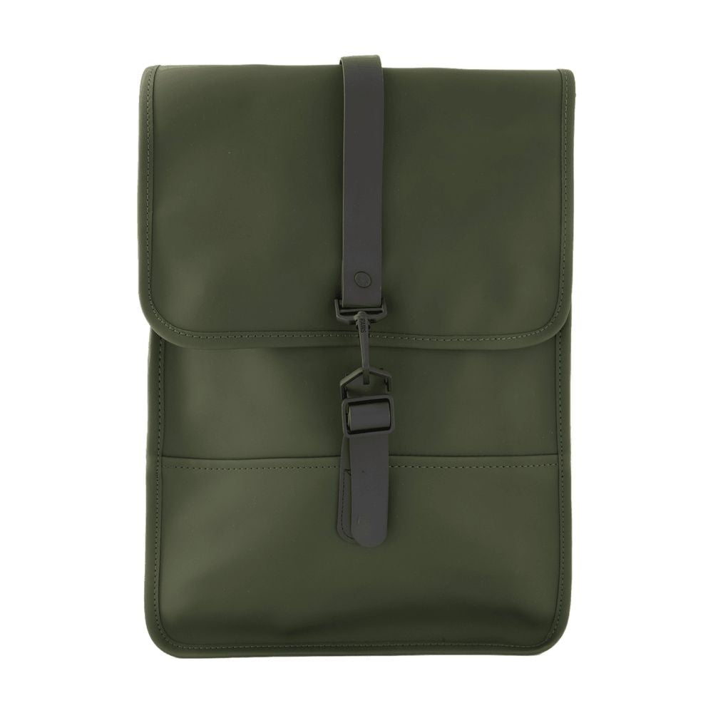 Rains Synthetic Mini Backpack — Green by Rains