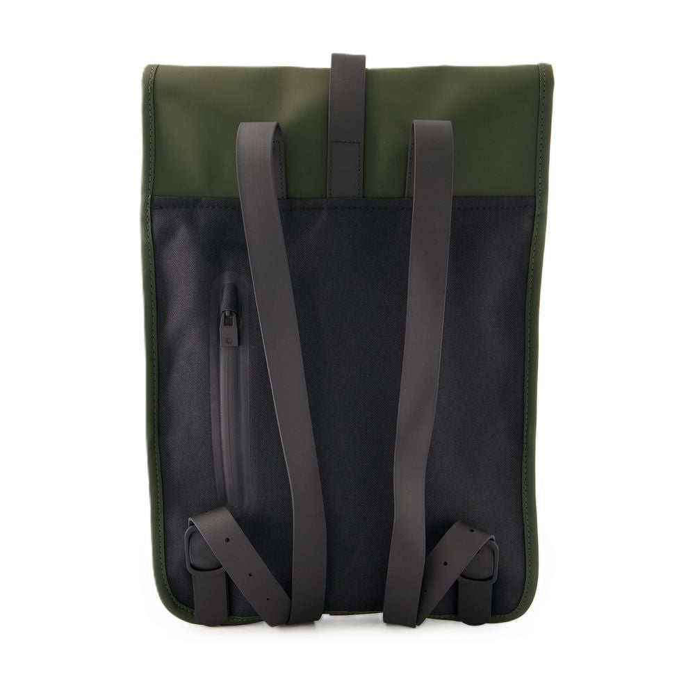 Rains Synthetic Mini Backpack — Green, view 2