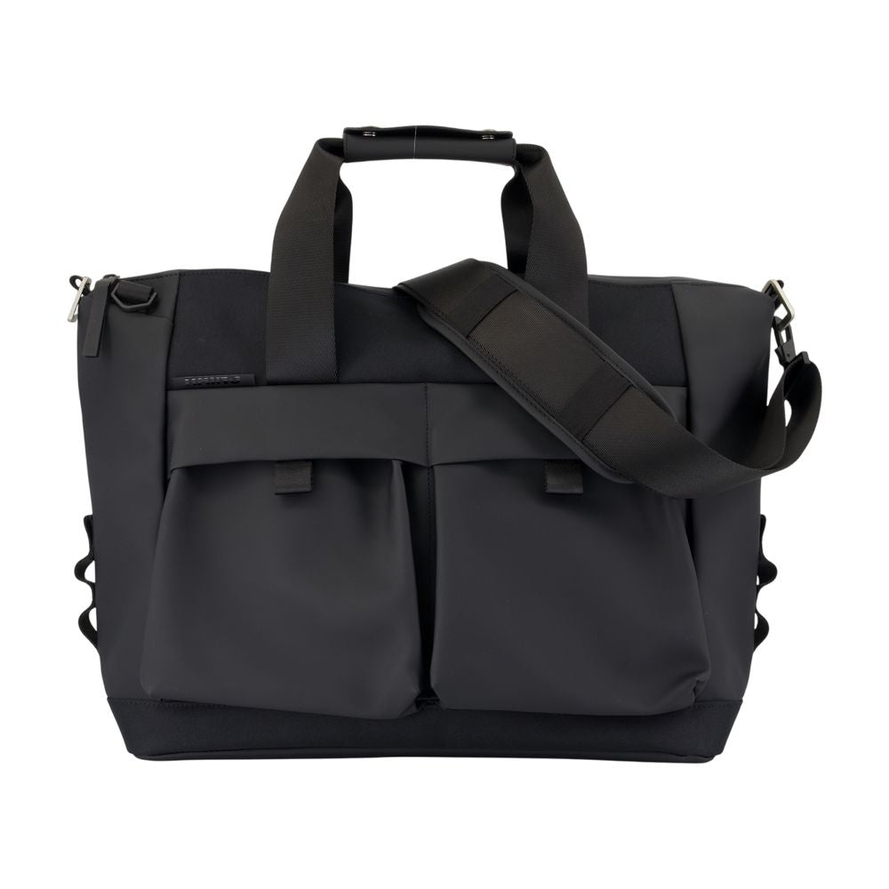 Rains Top Handle Bag — Black by Rains