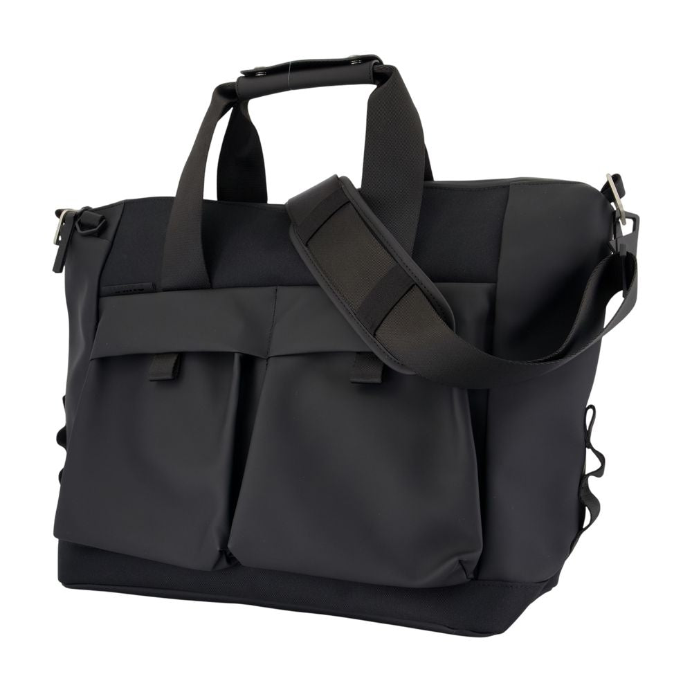 Rains Top Handle Bag — Black, view 2