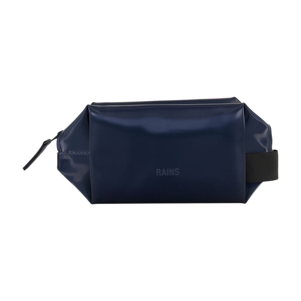 Rains Compact Synthetic Pouch Wash Bag — Navy by Rains