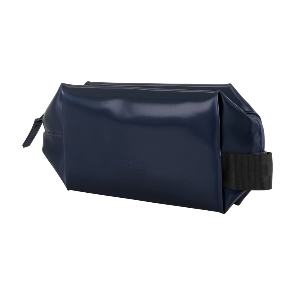 Rains Compact Synthetic Pouch Wash Bag — Navy, view 2