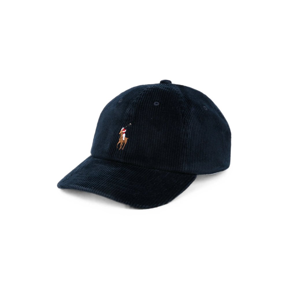 Ralph Lauren 211A90413001 Corduroy Baseball Cap — Navy by Ralph Lauren