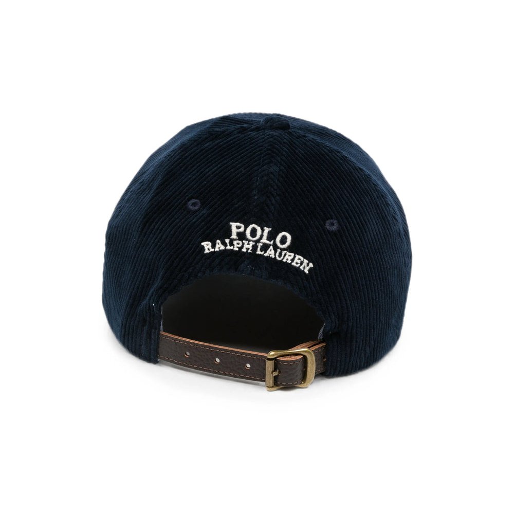 Ralph Lauren 211A90413001 Corduroy Baseball Cap — Navy, view 3