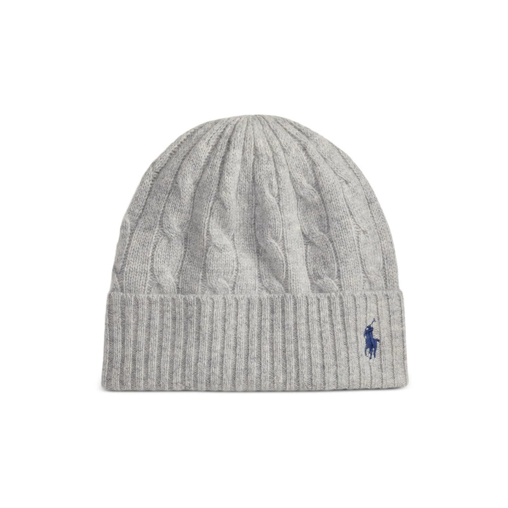 Ralph Lauren 455981442002 Cable Knit Beanie — Gray by Ralph Lauren