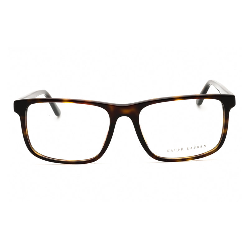 Ralph Lauren Tortoiseshell Rectangle Frame Eyeglasses — Brown, view 2