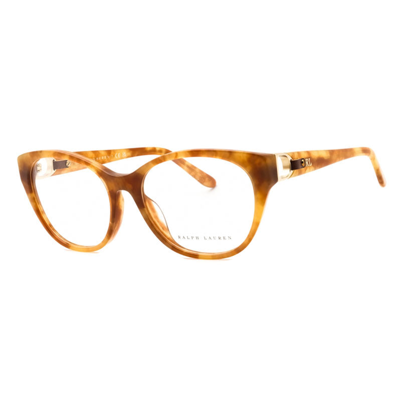 Ralph Lauren RL6235QU Cat-Eye Tortoiseshell Acetate Eyeglasses — Brown by Ralph Lauren