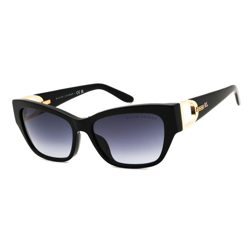 Ralph Lauren RL8206U Cat Eye Sunglasses — Black by Ralph Lauren