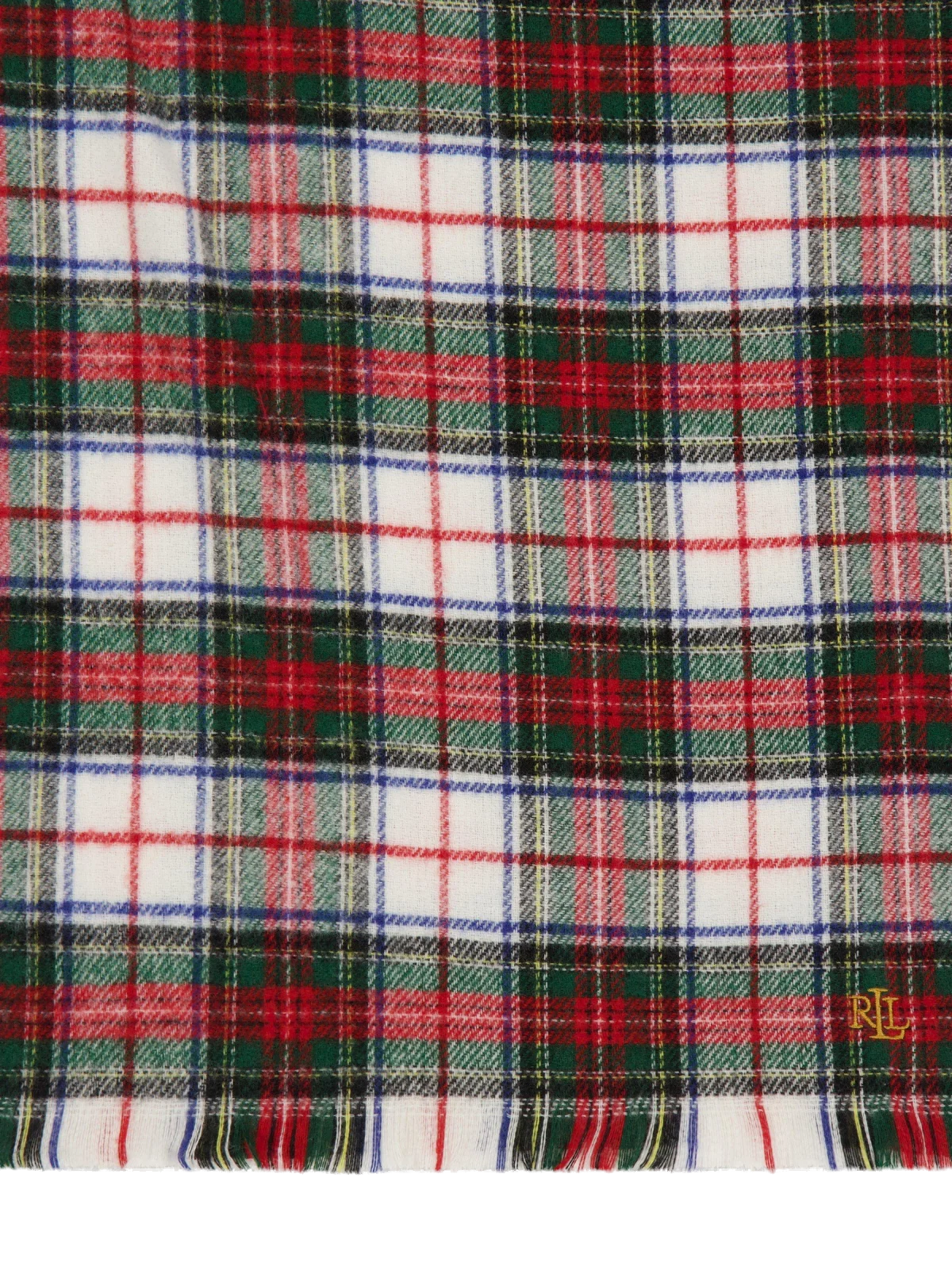 Ralph Lauren Logo Knit Scarf — Multicolor, view 2