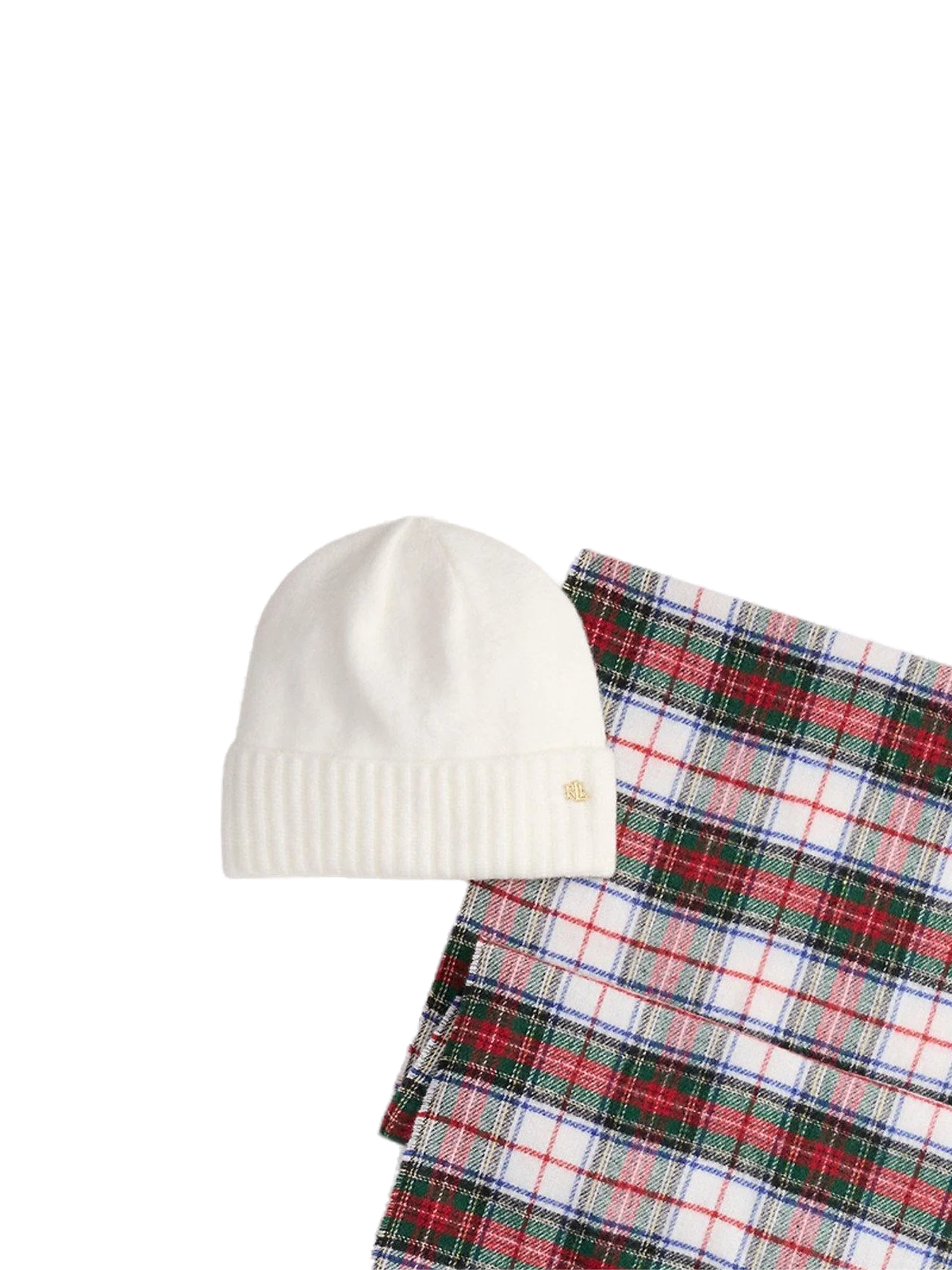 Ralph Lauren Logo Knit Scarf — Multicolor, view 3