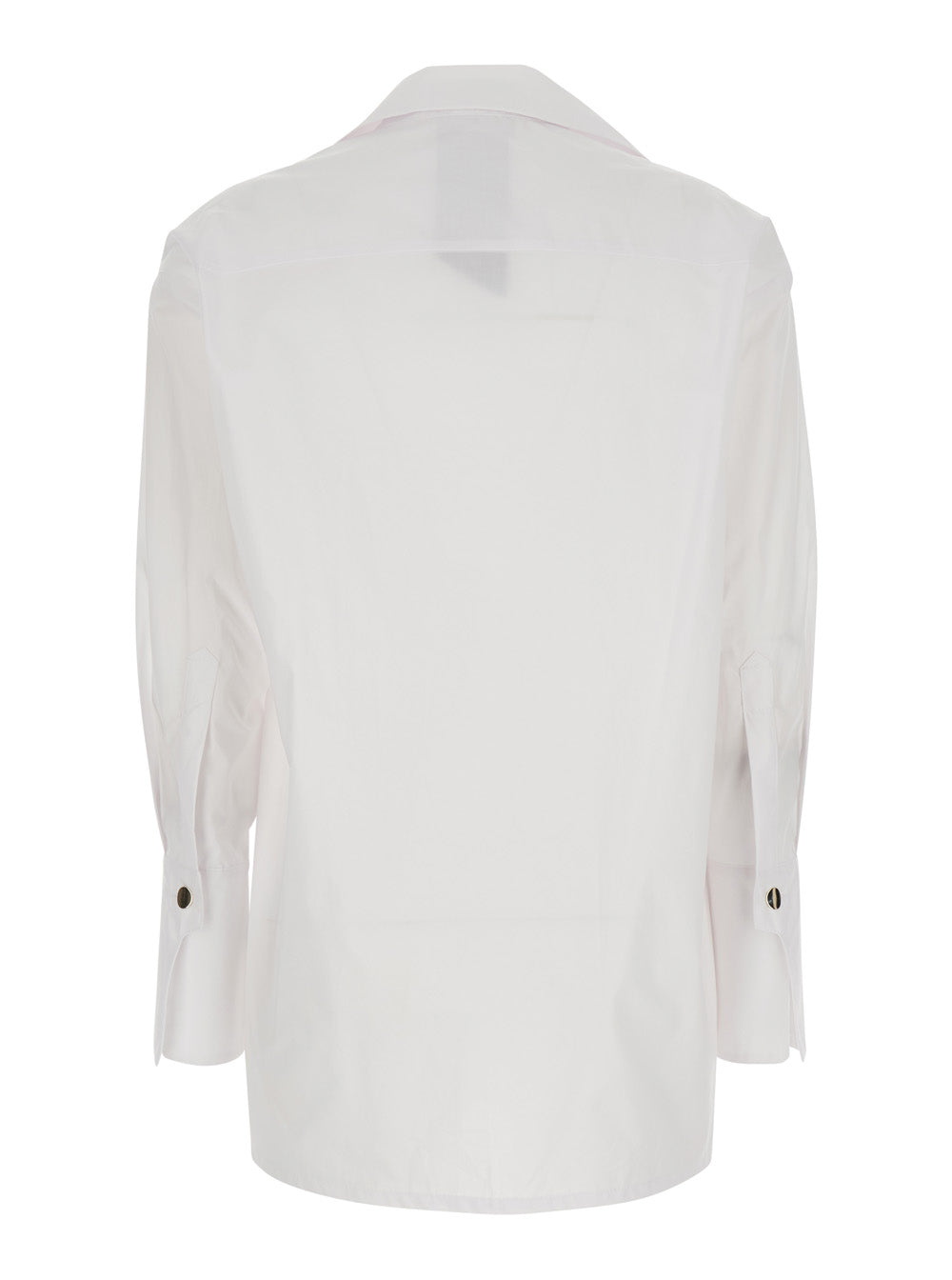 Rame Cotton Shirt — White, view 2