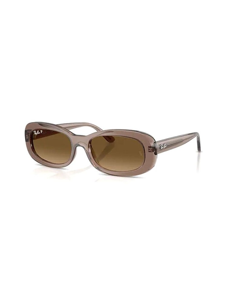 Ray-Ban 0RB2221 Brown Acetate Sunglasses — Brown, view 2
