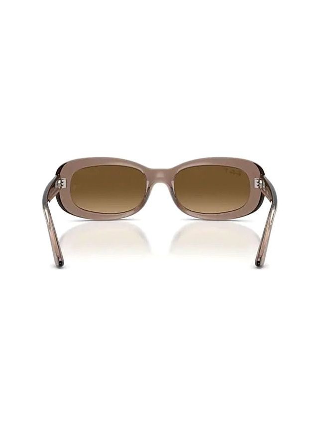 Ray-Ban 0RB2221 Brown Acetate Sunglasses — Brown, view 4