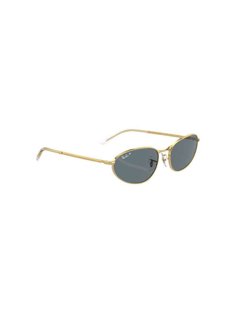 Ray-Ban 0RB3734 Oval Metal Frame Sunglasses — Gold, view 2