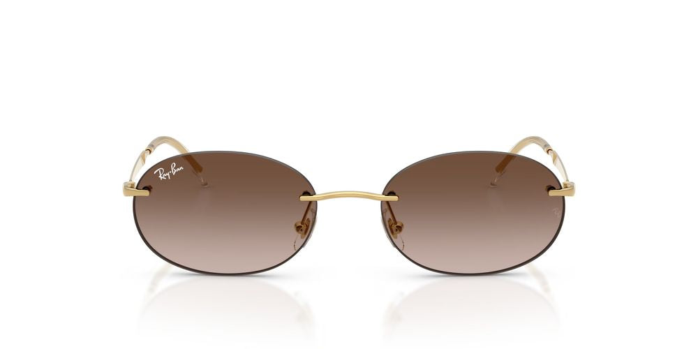 Ray-Ban 0RB3767 Gradient Brown Lens Sunglasses — Gold, view 2
