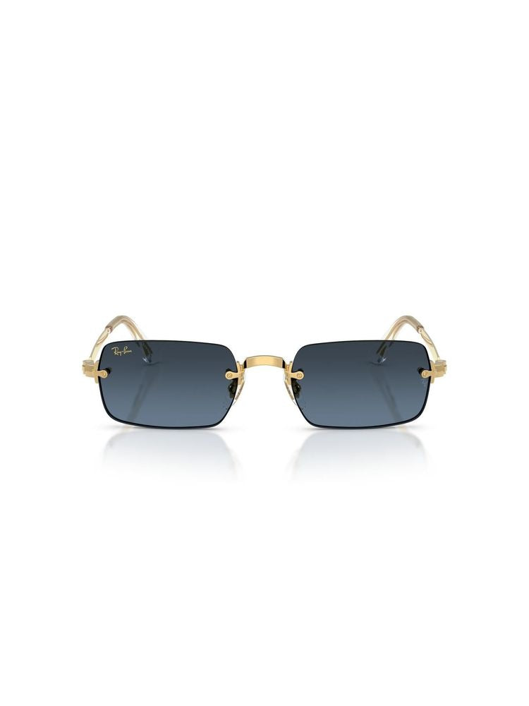 Ray-Ban 0RB3928 Square-Frame Metal Sunglasses — Gold, view 2