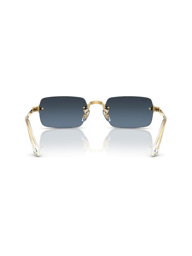 Ray-Ban 0RB3928 Square-Frame Metal Sunglasses — Gold, view 4