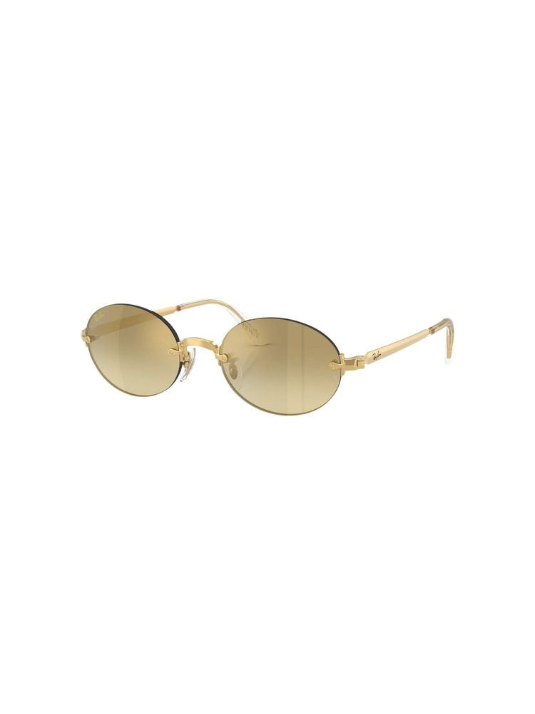 Ray-Ban 0RB3929 Oval Metal Frame Sunglasses — Gold by Ray-Ban