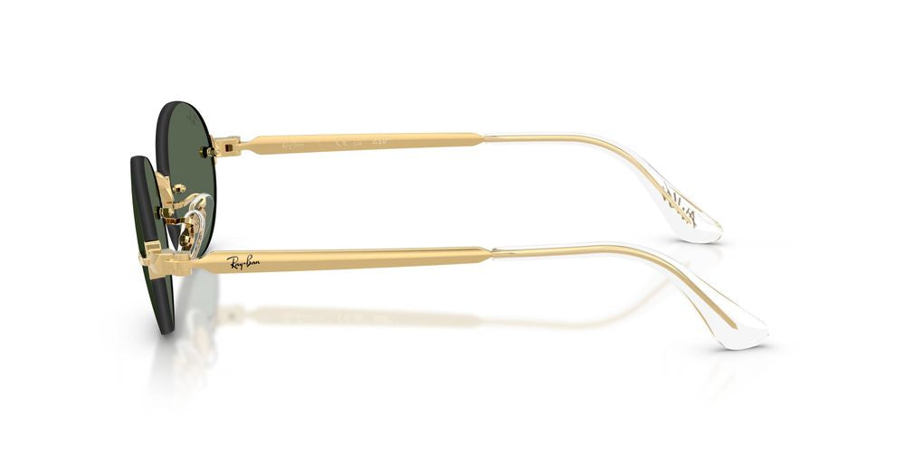Ray-Ban 0RB3929 Metal Oval Sunglasses — Gold, view 3