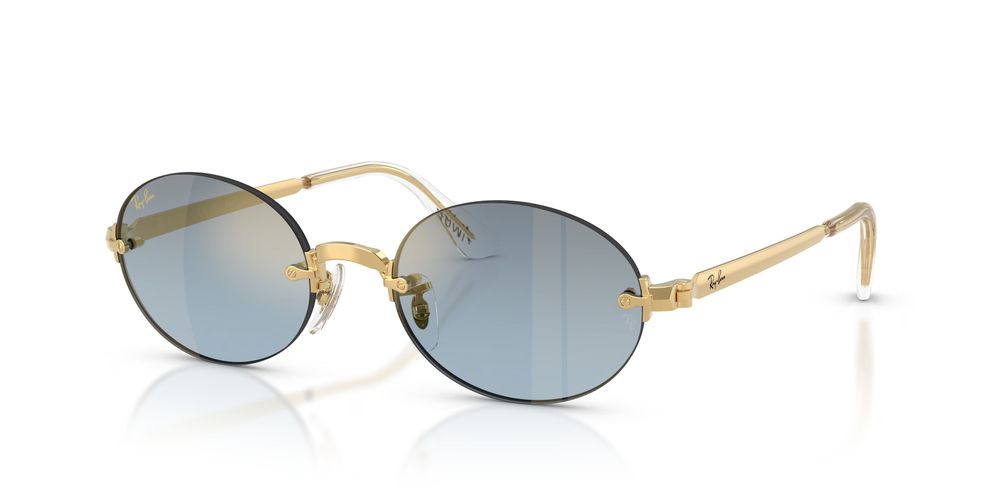 Ray-Ban 0RB3929 Metal Round-Frame Sunglasses — Gold by Ray-Ban
