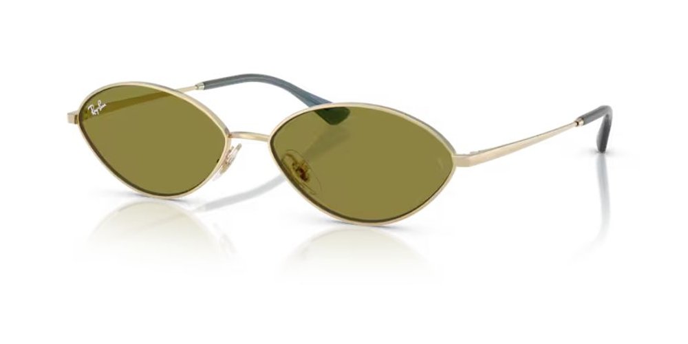 Ray-Ban RB375792132 Oval Frame Sunglasses — Gold, view 2