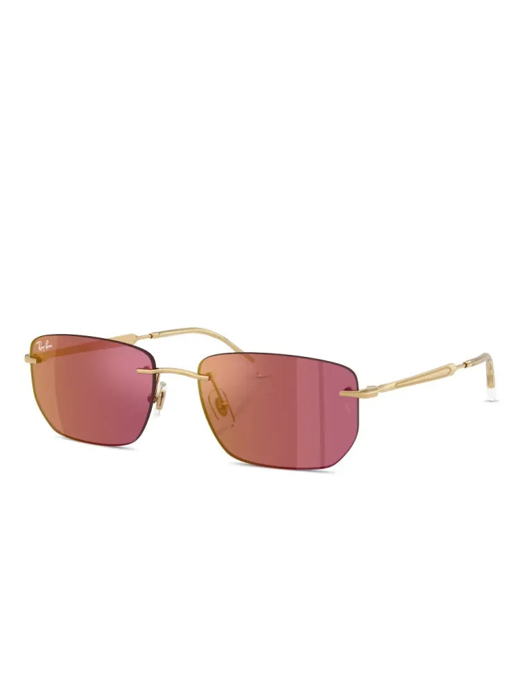 Ray-Ban RB3768001D0 Sunglasses — Gold, view 3