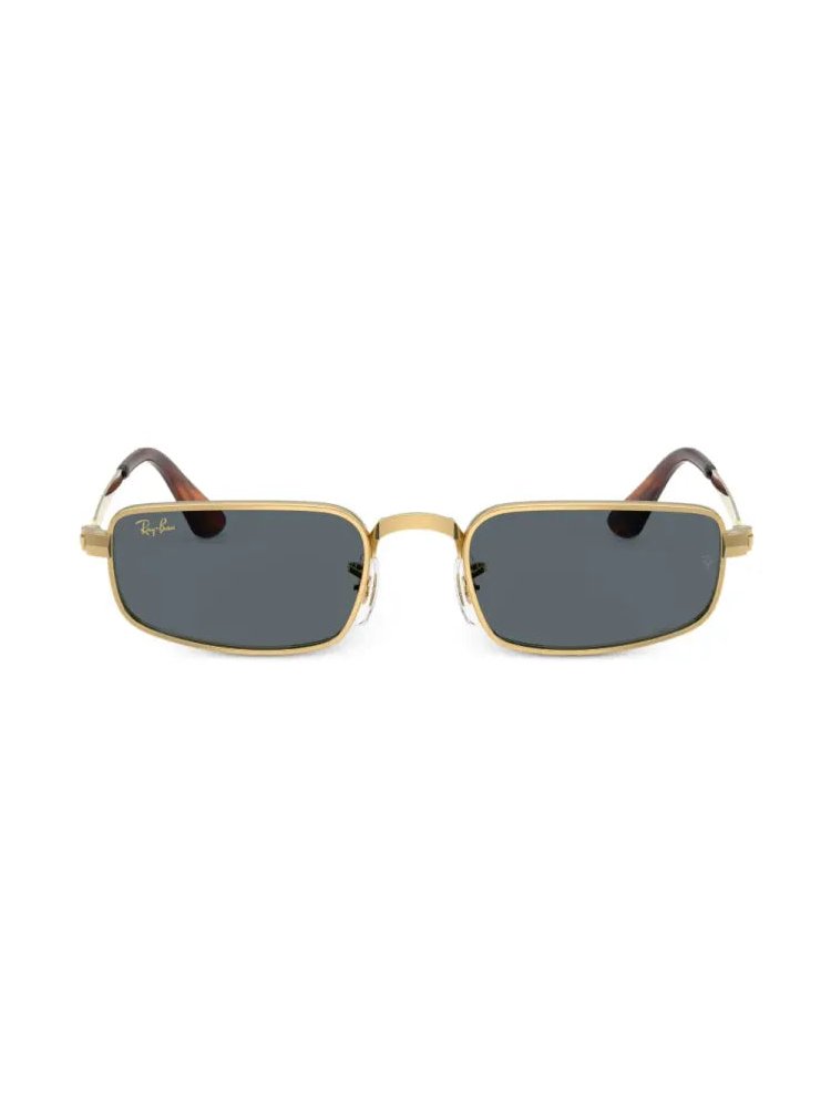 Ray-Ban RB3927001R5 Rectangular Metal Frame Sunglasses — Gold by Ray-Ban