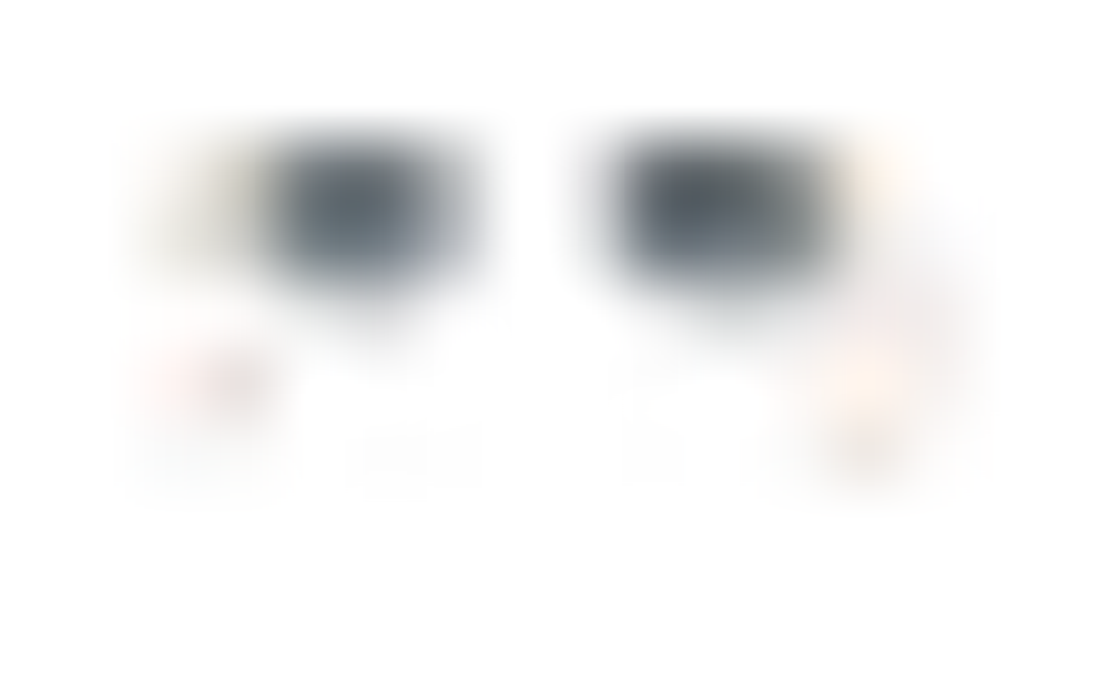 Ray-Ban RB3927001R5 Rectangular Metal Frame Sunglasses — Gold, view 4