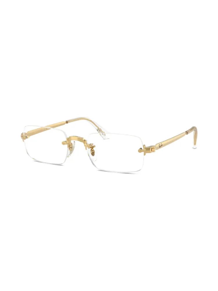 Ray-Ban RB3928V Gold-Trimmed Rimless Eyeglasses — Gold, view 2