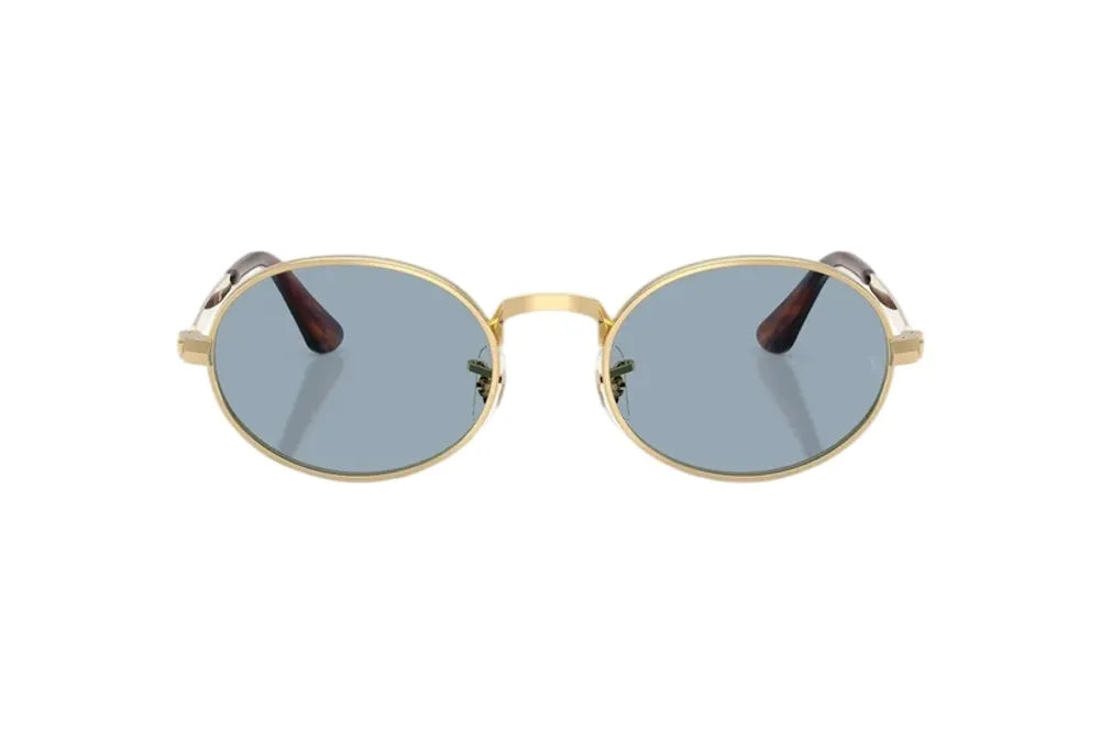 Ray-Ban RB3931 Oval Metal Frame Sunglasses — Gold by Ray-Ban