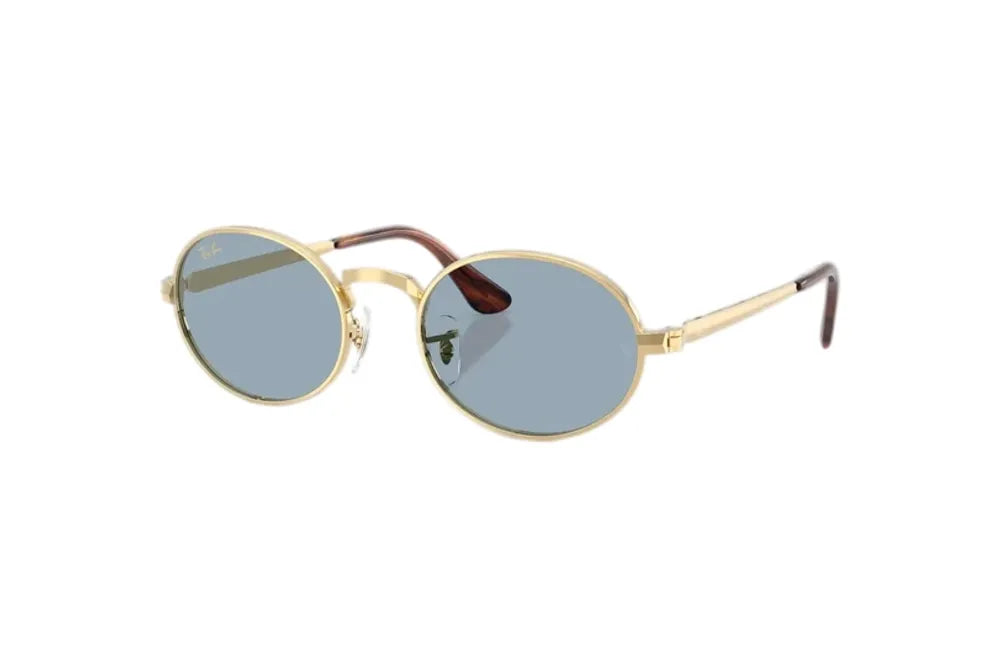 Ray-Ban RB3931 Oval Metal Frame Sunglasses — Gold, view 2