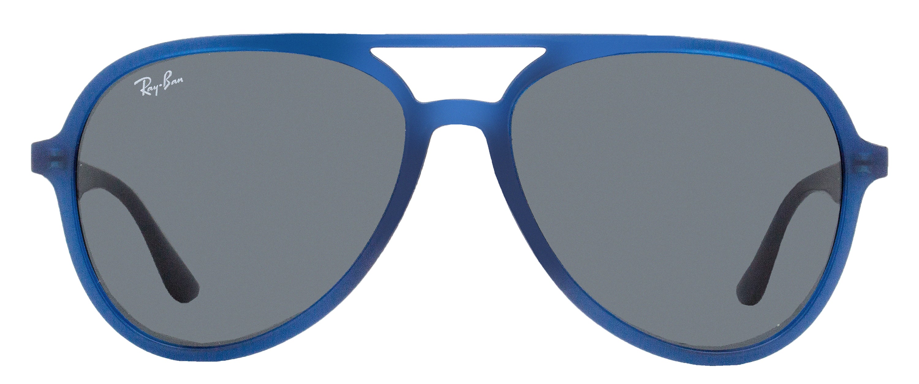Ray-Ban RB4376 Pilot Frame Sunglasses — Blue, view 2