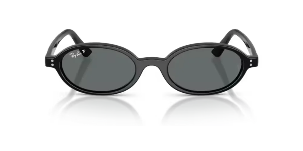 Ray-Ban RB4472667781 Oval Frame Sunglasses — Black by Ray-Ban