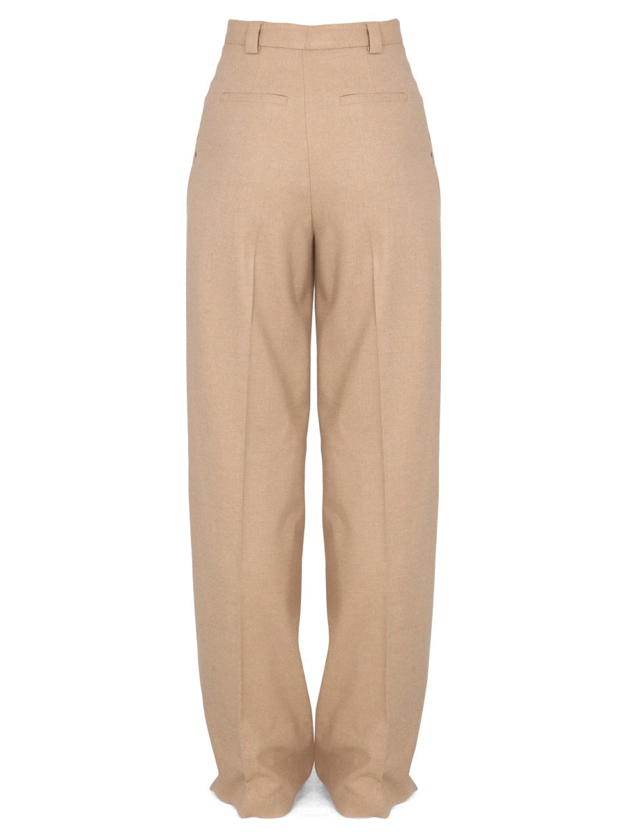 Red Valentino Flared Trousers — Beige, view 4