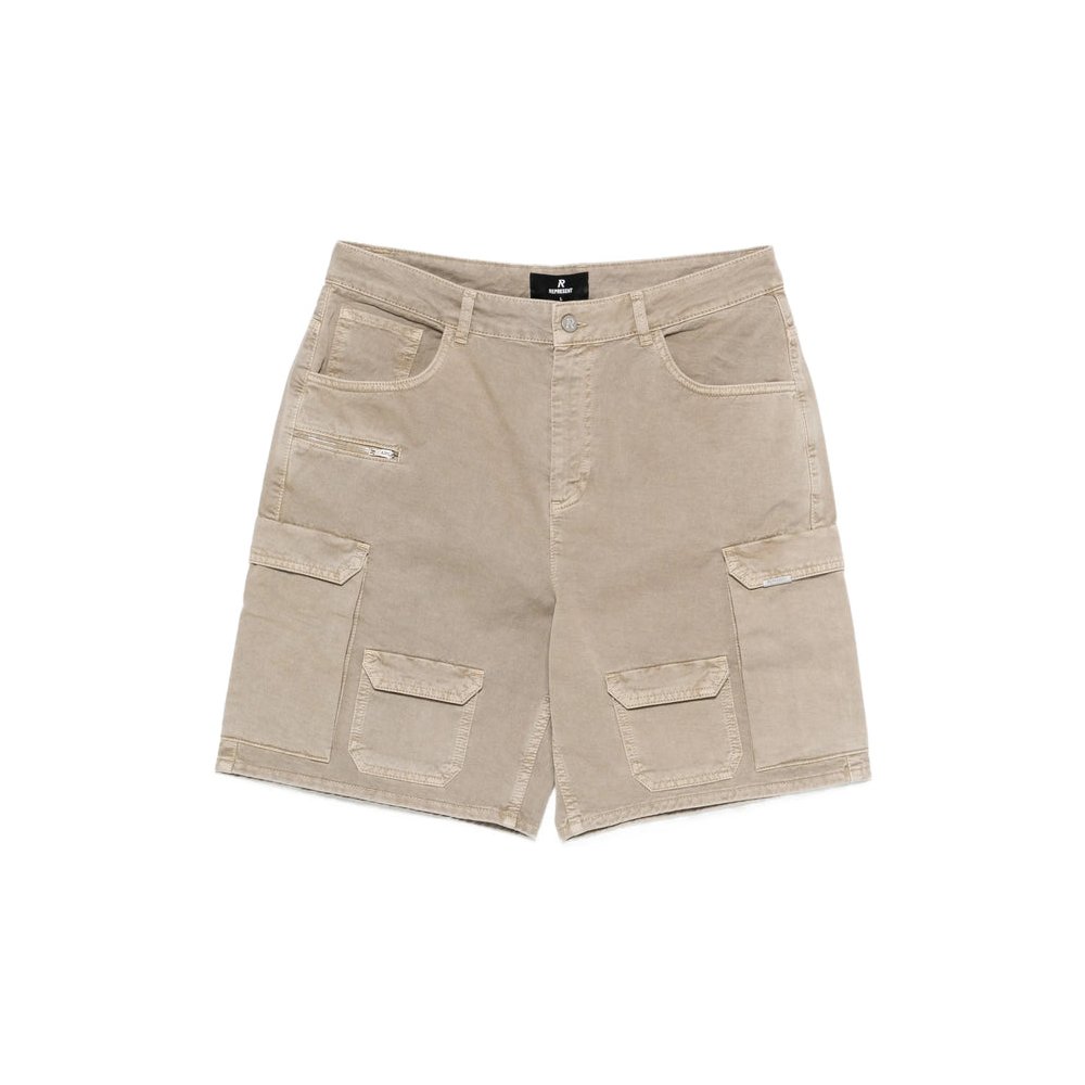 Represent Multi-Pocket Cotton Cargo Shorts by Represent