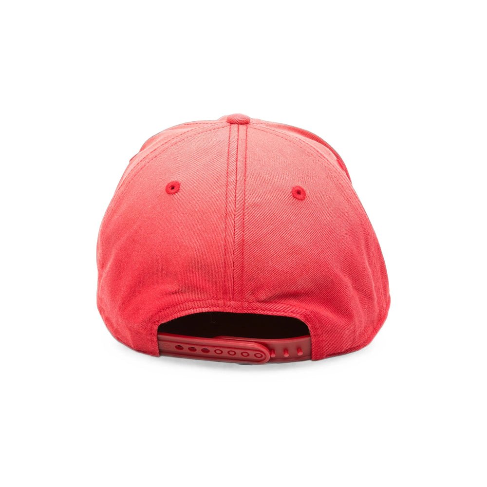 Represent RCTHD589GWP-RD Distressed Cotton Baseball Cap — Red, view 2