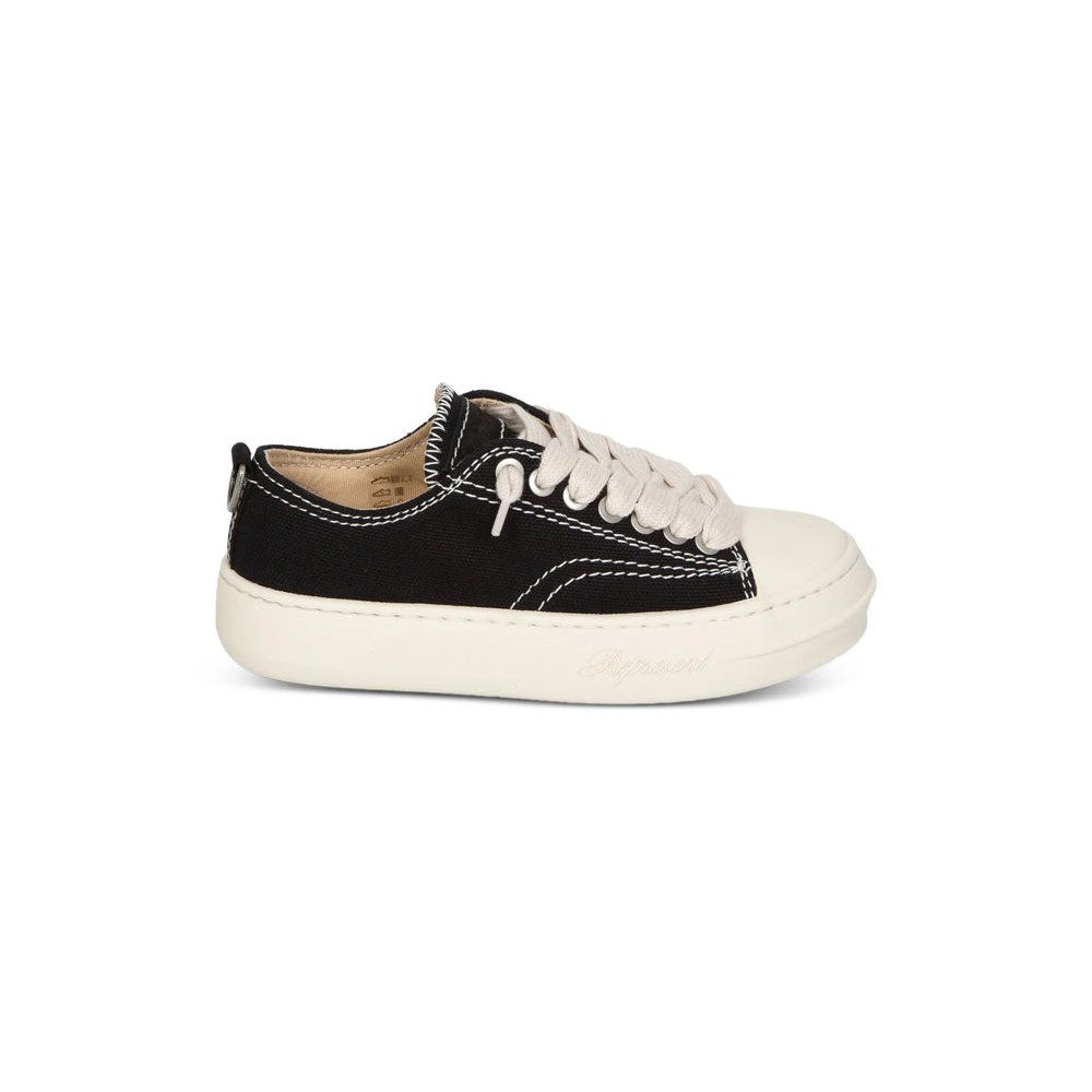 Represent Calf Leather Low-Top Sneaker — Black by Represent