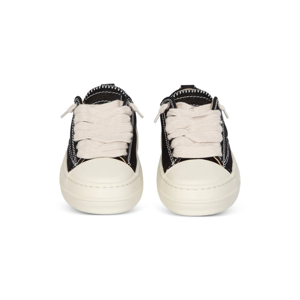 Represent Calf Leather Low-Top Sneaker — Black, view 5