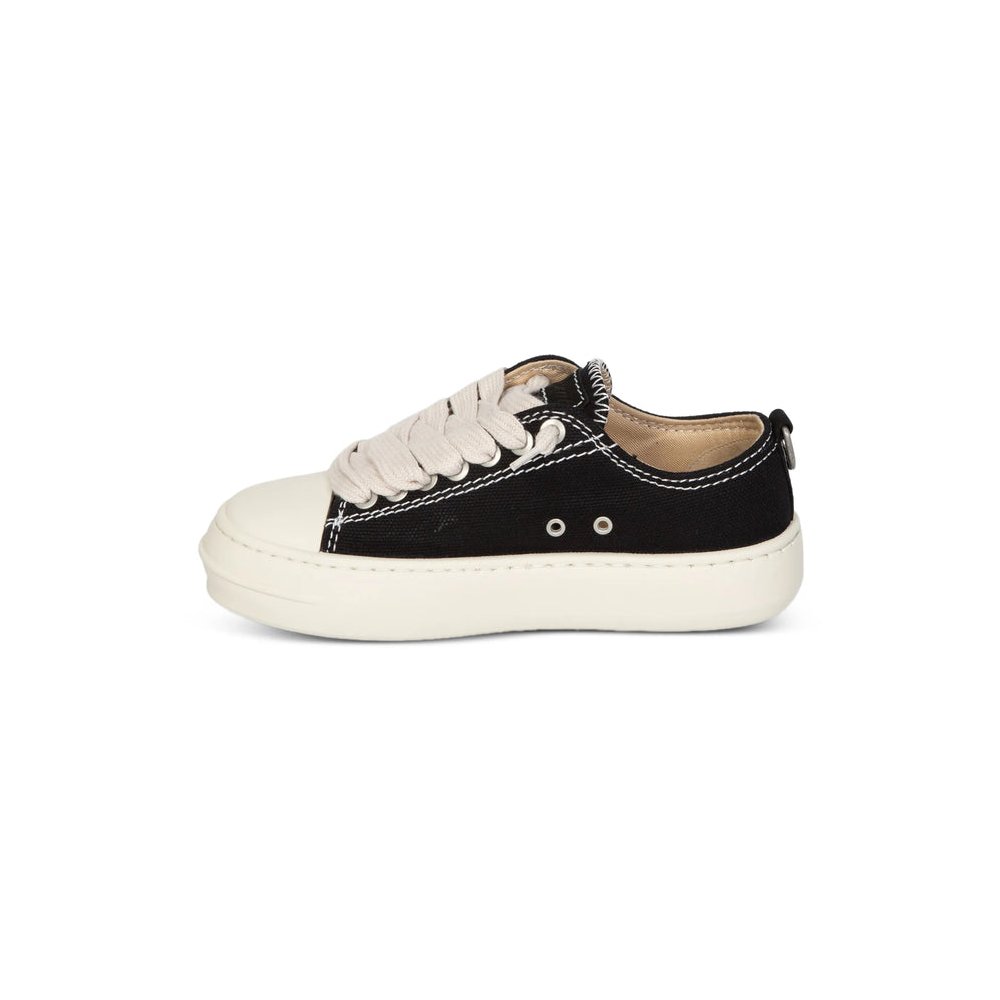 Represent Calf Leather Low-Top Sneaker — Black, view 6