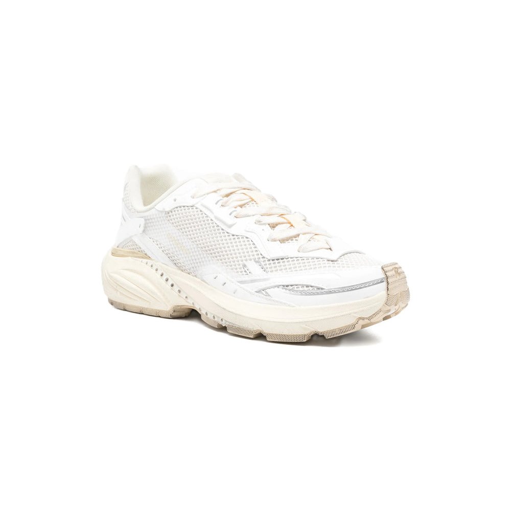 Represent Mesh and Perforated Sneakers — White, view 2