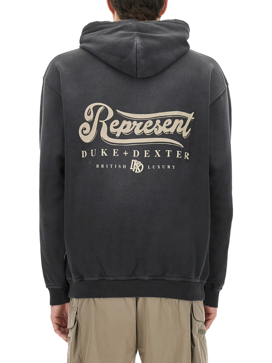 Represent 100% Cotton Sweatshirt — Black by Represent
