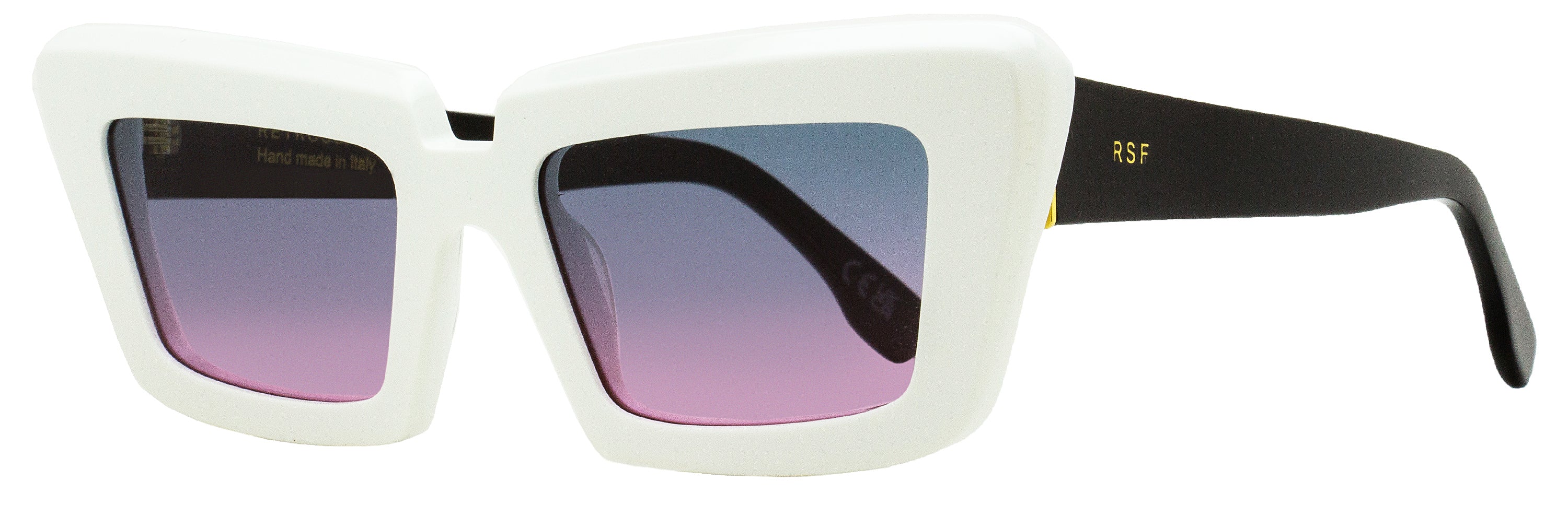 Retrosuperfuture Coccodrillo Oversized Acetate Sunglasses — White by Retrosuperfuture